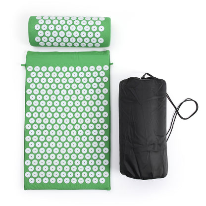 ACUPRESSURE MAT AND PILLOW SET 68*42*2CM  FREE STORANGE BAG