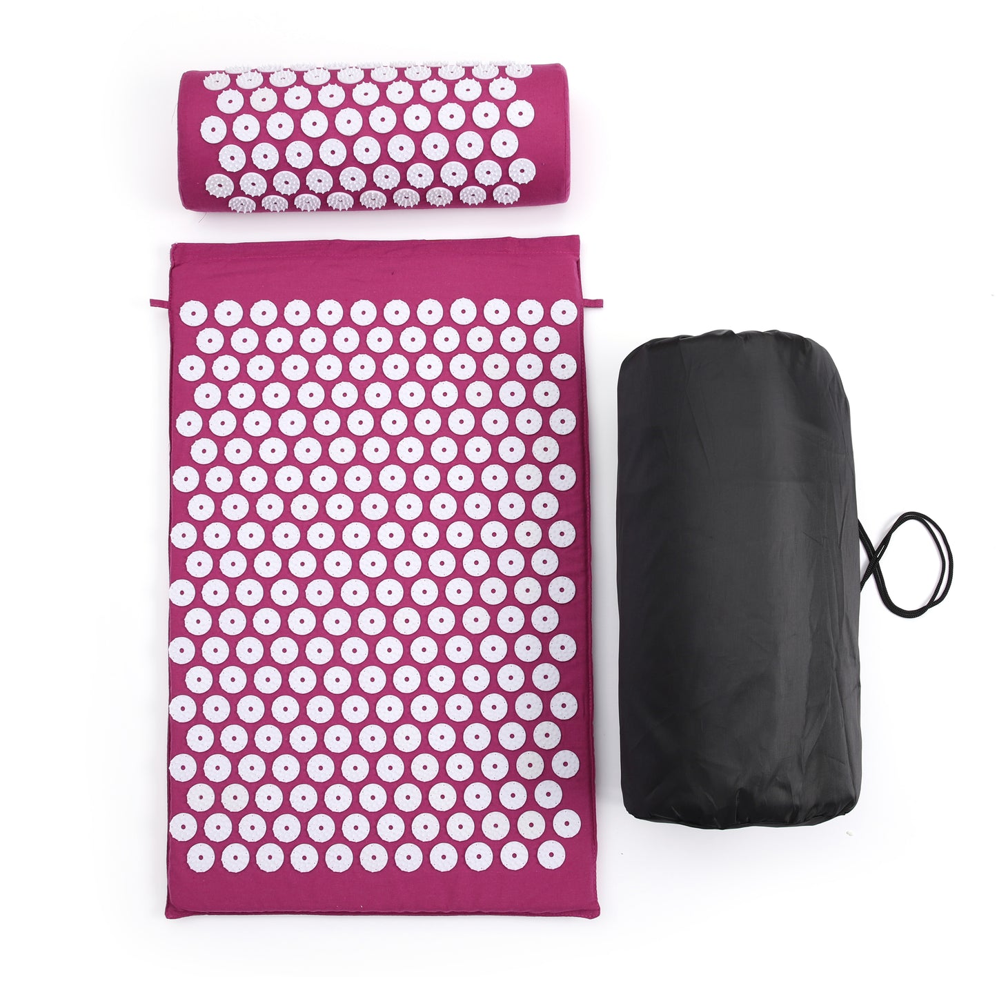 ACUPRESSURE MAT AND PILLOW SET 68*42*2CM  FREE STORANGE BAG