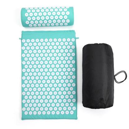 ACUPRESSURE MAT AND PILLOW SET 68*42*2CM  FREE STORANGE BAG