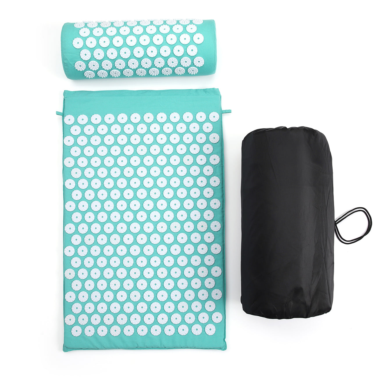 EAD ACUPRESSURE MAT AND PILLOW SET 68*42*2CM  FREE STORANGE BAG