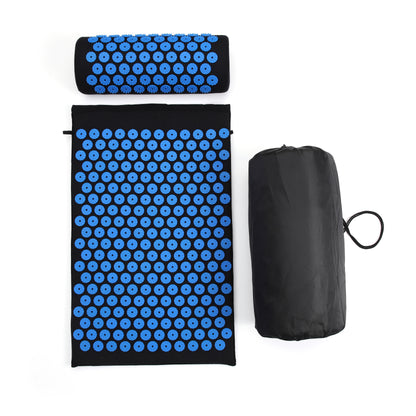 ACUPRESSURE MAT AND PILLOW SET 68*42*2CM  FREE STORANGE BAG