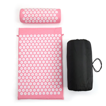 ACUPRESSURE MAT AND PILLOW SET 68*42*2CM  FREE STORANGE BAG