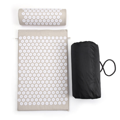 ACUPRESSURE MAT AND PILLOW SET 68*42*2CM  FREE STORANGE BAG