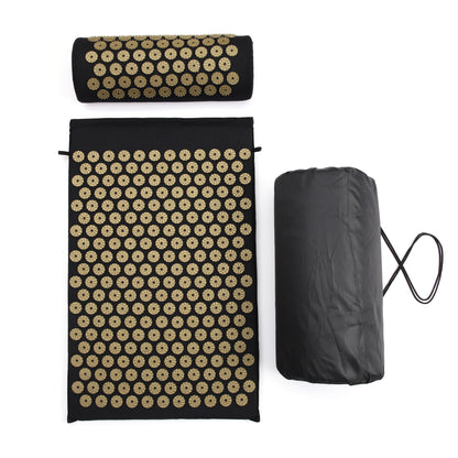 ACUPRESSURE MAT AND PILLOW SET 68*42*2CM  FREE STORANGE BAG