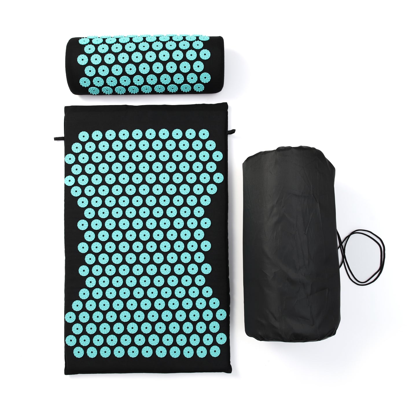 ACUPRESSURE MAT AND PILLOW SET 68*42*2CM  FREE STORANGE BAG